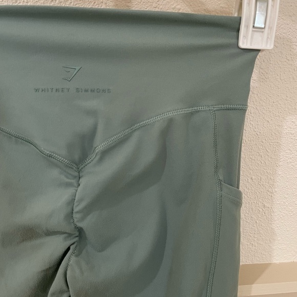 Gymshark x Whitney Simmons Pocket Leggings Size XS Leaf Green - Picture 11 of 12